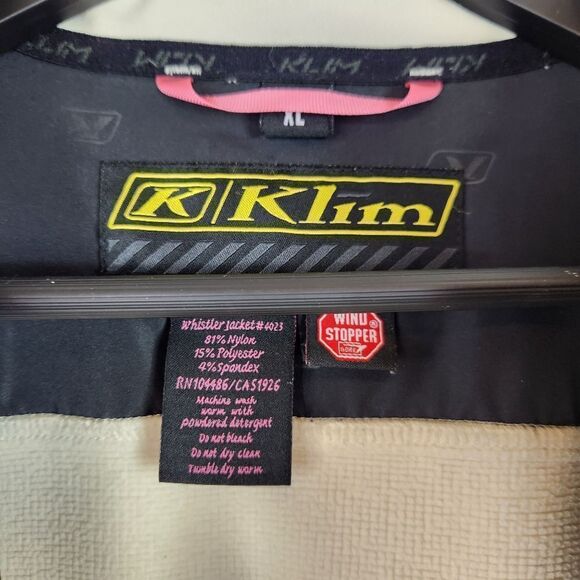 Klim Windstopper Soft Shell Cream Full Zip Jacket XL - Picture 4 of 10